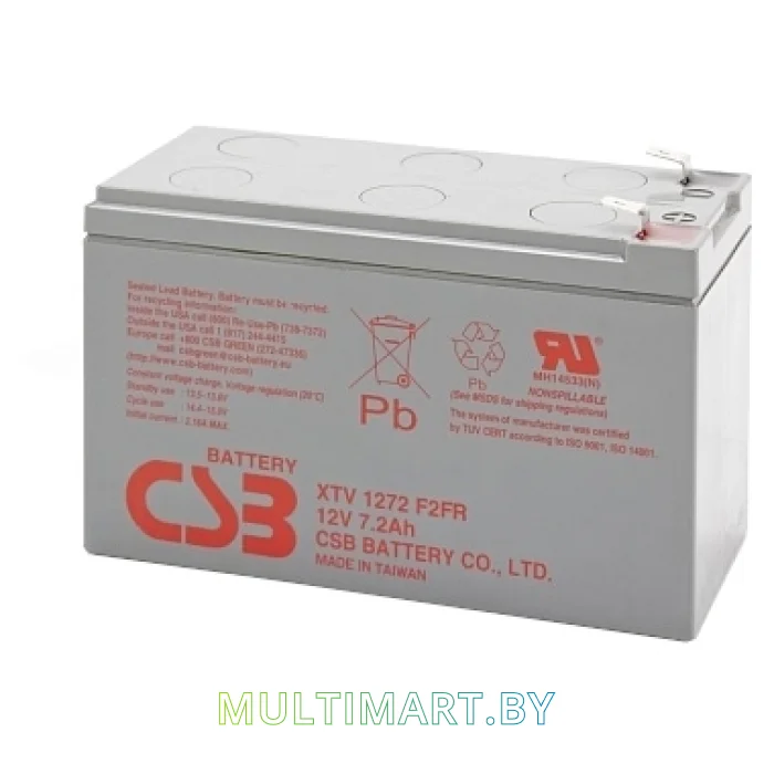 Аккумулятор для ИБП CSB Battery XTV1272 (12В/7.2 А·ч)